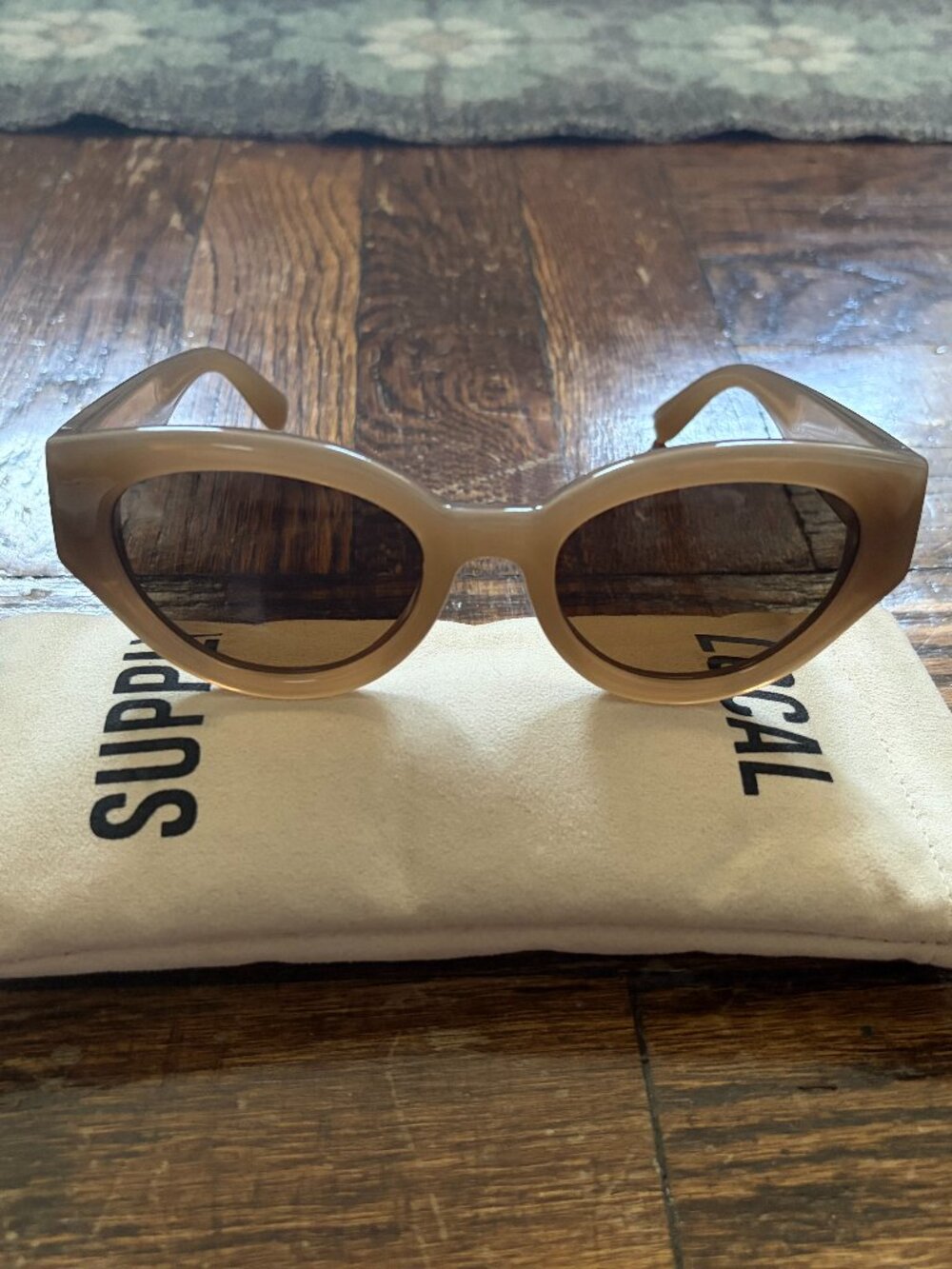 Local Supply ROM Polarized Sunglasses  - Polished Sand Brown